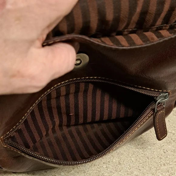 Jack George Leather Crossbody Bag - Picture 12 of 14